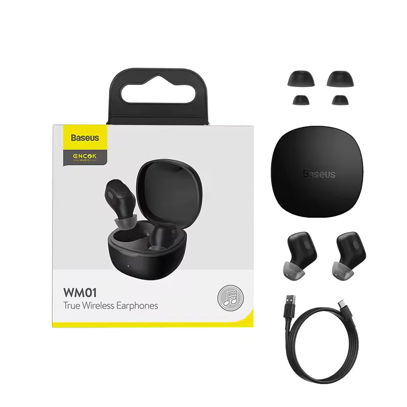 Baseus Encok WM01 True Wireless Earbuds – 36H Playtime Bluetooth 5.0 Sport Earphones